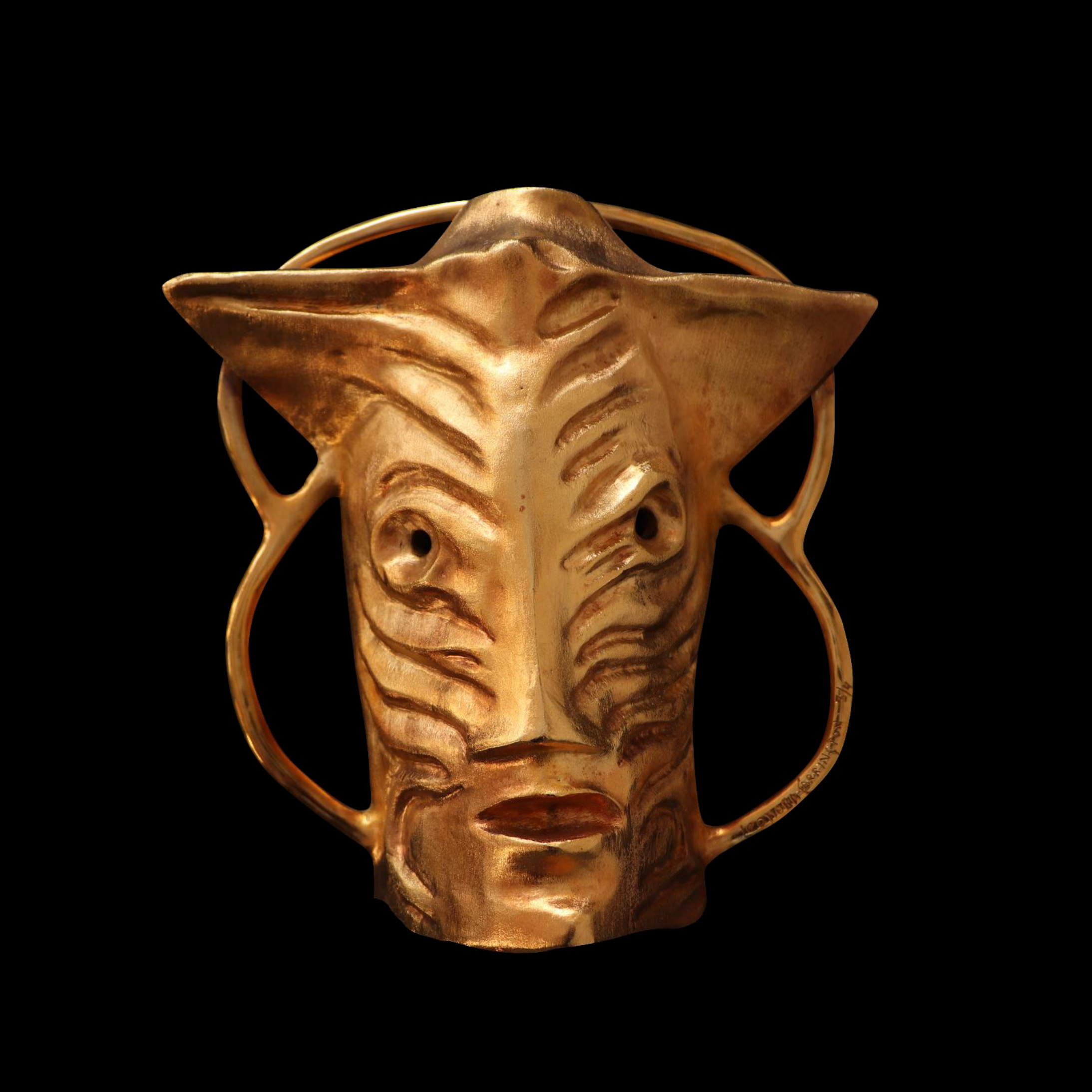 Colección-Máscaras-Aleación-Plata-recubierta-en-Oro-24k-Leonora-Carrington-1